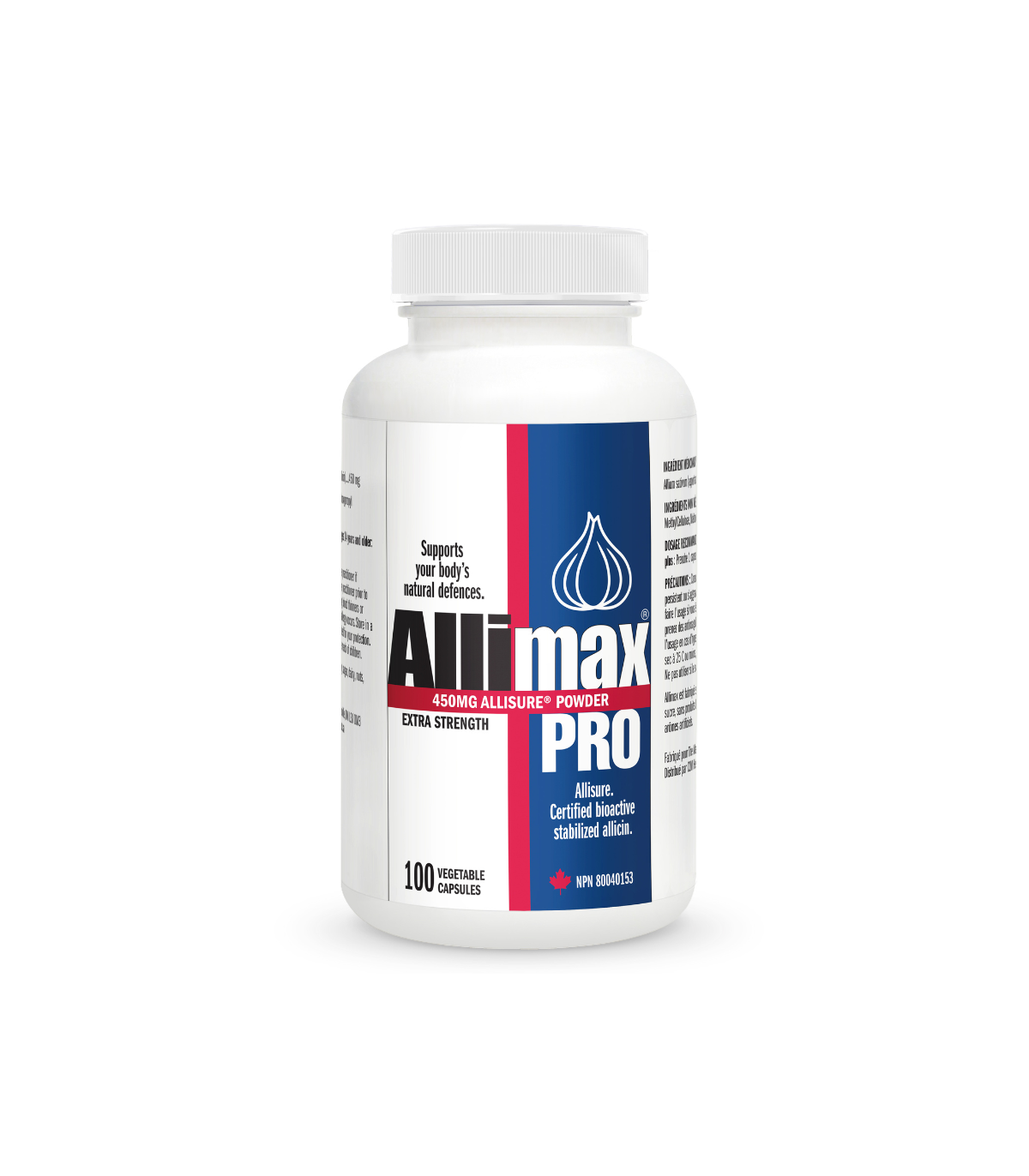 Allimax PRO 450mg Practitioner Strength 100 Caps | Unbeatable Prices, Daily Deals | VITASHOP