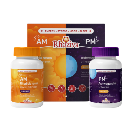 Nanton Nutraceuticals Rhoziva AM/PM 장비 60의 모자 | 매일 업데이트되는 특가 상품 | VITASHOP