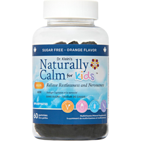 Nanton Nutraceuticals Naturally Calm 60 Gummies (오렌지) 어린이를위한 | 매일 업데이트되는 특가 상품 | VITASHOP