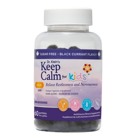 Keep Calm for Kids Gummies 60s - Calm Alertness avec L-théanine, cassis