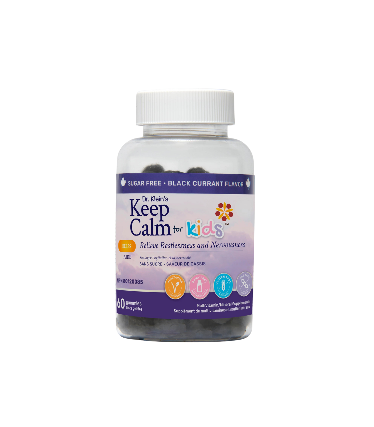 Keep Calm for Kids 软糖 60 粒 - 镇静警觉含 L-茶氨酸、黑醋栗