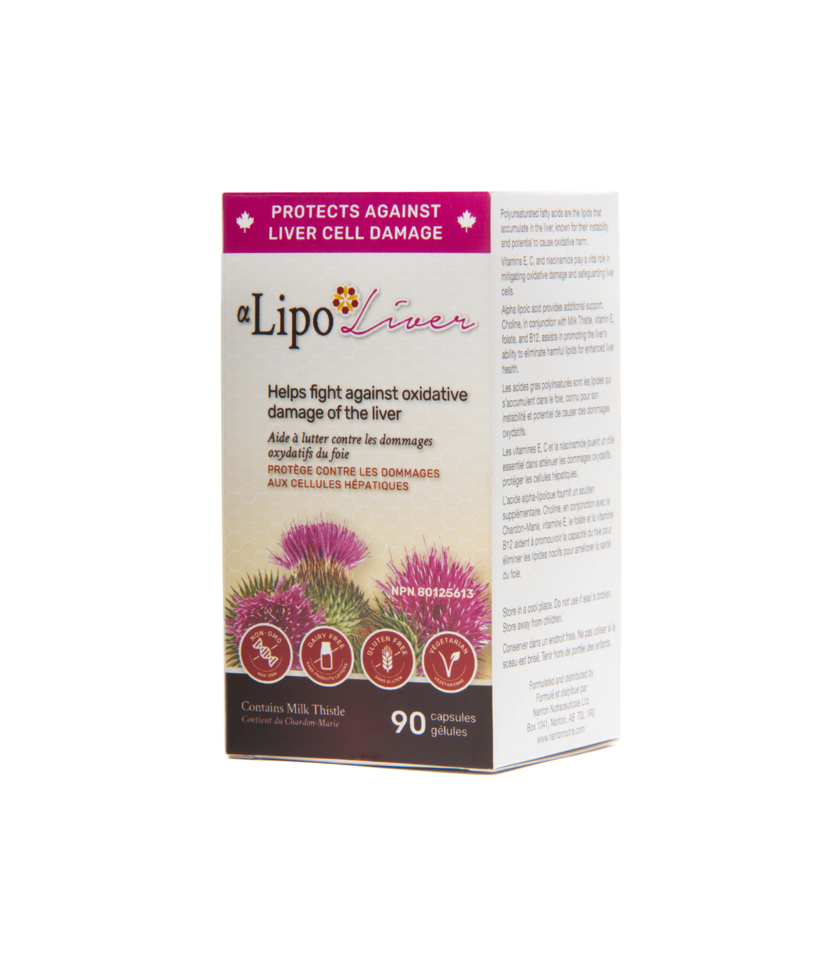 Nanton Nutraceuticals 알파 Lipo Liver 90 모자 | 매일 업데이트되는 특가 상품 | VITASHOP
