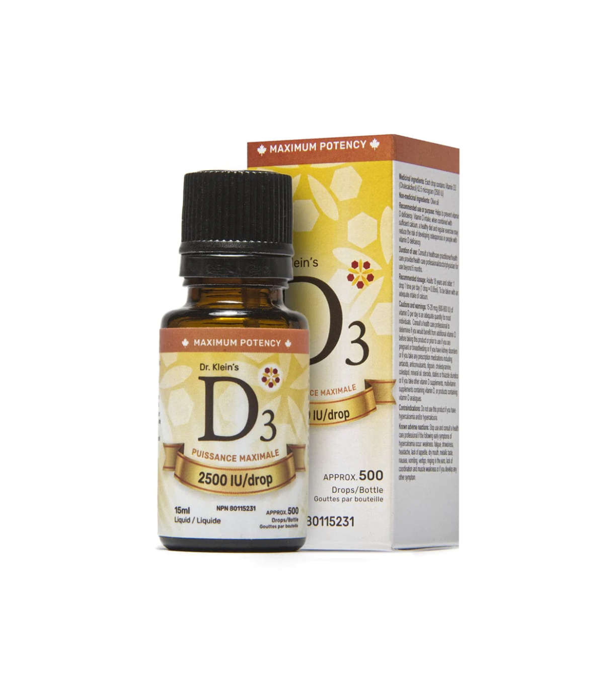 Nanton Nutraceuticals Vitamin D3 Drops maximum potency 2500 IU drop 15ml | Unbeatable Prices, Daily Deals | VITASHOP