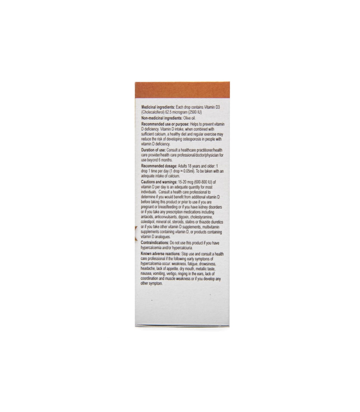 Nanton Nutraceuticals Vitamin D3 Drops maximum potency 2500 IU drop 15ml | Unbeatable Prices, Daily Deals | VITASHOP