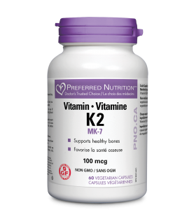 Preferred Nutrition Vitamin K2 100mcg 60 Vegi Capsules | Unbeatable Prices, Daily Deals | VITASHOP