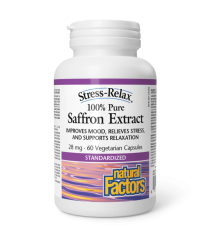 Natural Factors 藏红花提取物 100%纯 28 mg 60vcaps | 每日最低价，每日特价 | V