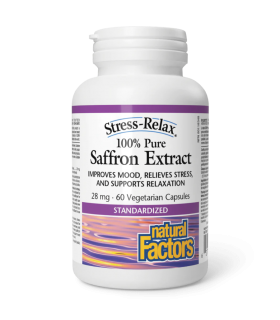 Natural Factors 사프란 추출물 100% 순수 28mg 60식물성캡슐 | 매일 업데이트되는 특가 상품 | VITASHOP