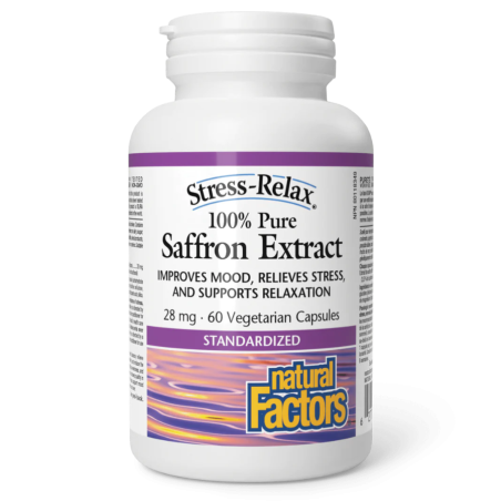 Natural Factors 藏红花提取物 100%纯 28 mg 60vcaps | 每日最低价，每日特价 | V