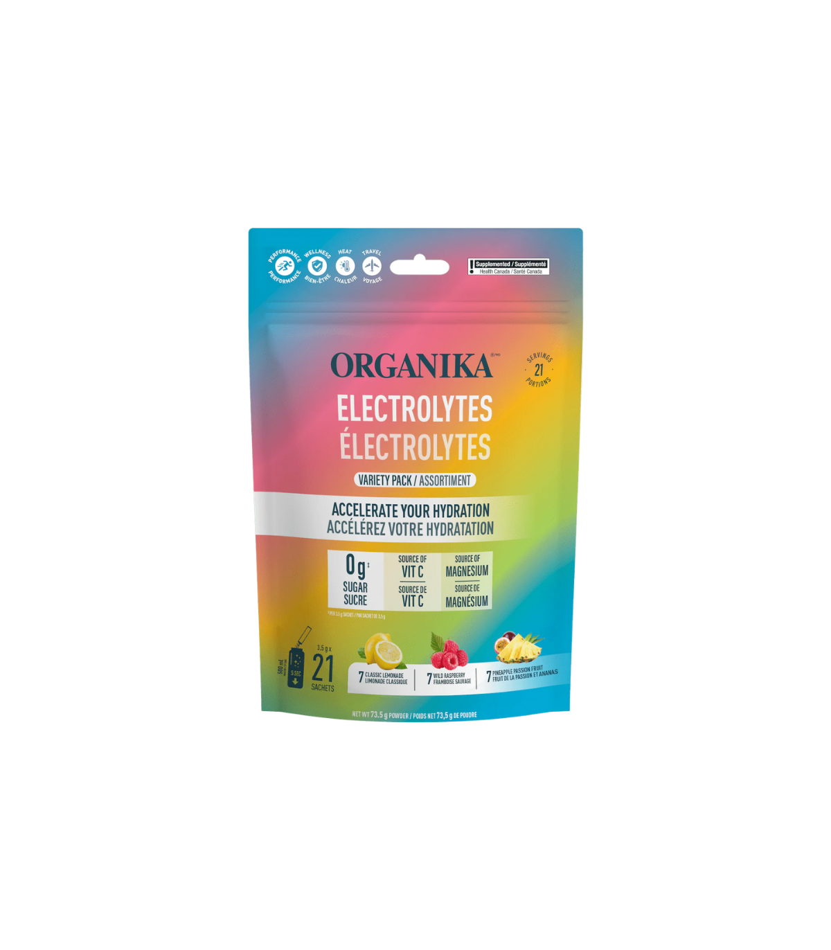 Organika 전해질 버라이어티 팩 3.5G 21BAG | 매일 업데이트되는 특가 상품 | VITASHOP