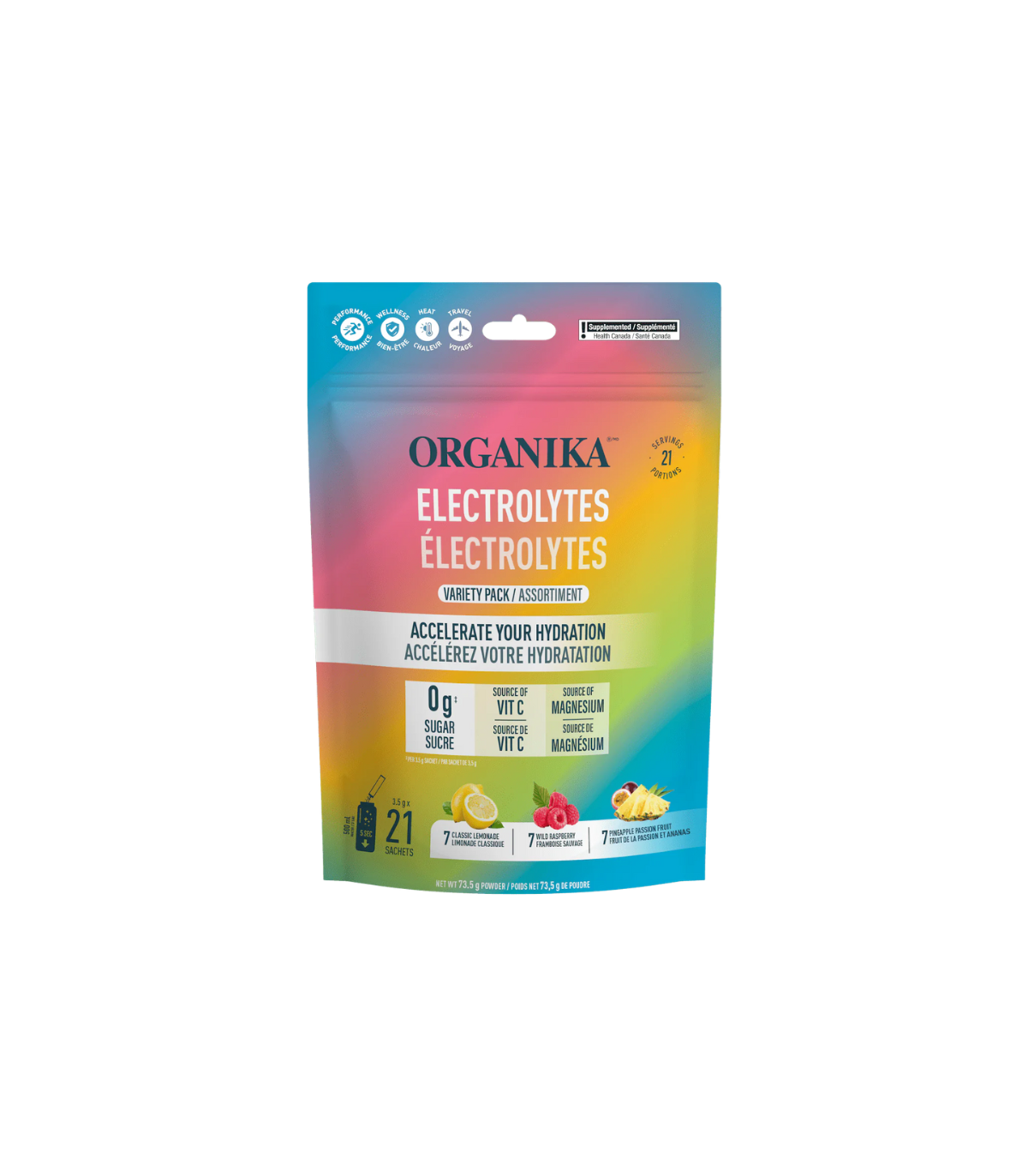 Organika Electrolytes Variety Pack 3.5G 21BAG | Unbeatable Prices, Daily Deals | VITASHOP