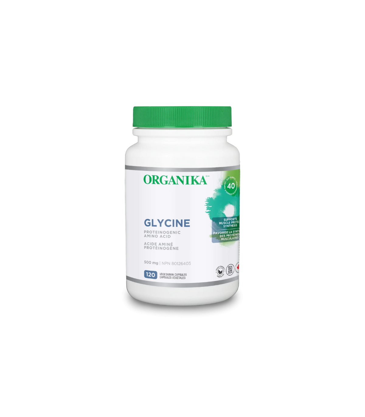 Organika Glycine 120 Capsules