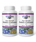 Natural Factors [2 FOR DEAL] BlueRich Super Strength Blueberry Concentrate 500 mg, 180 Softgels | Unbeatable Prices, Daily Deals