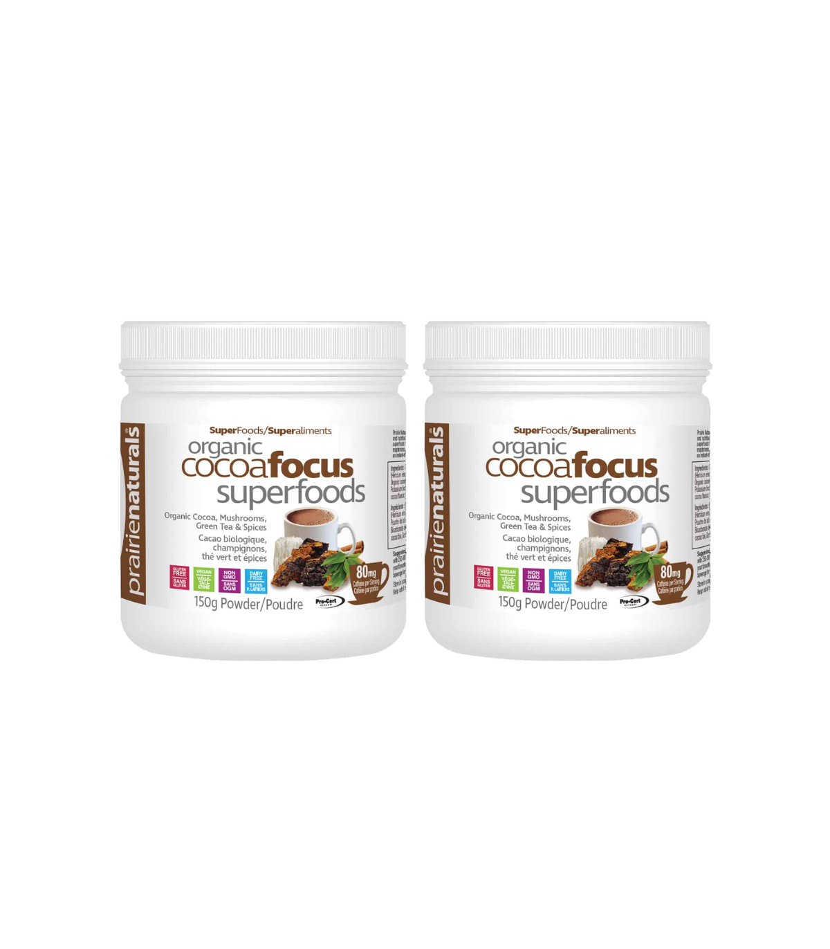Prairie Naturals [2 for Deal] Organic CocoaFocus SuperFoods 150 g | Unbeatable Prices, Daily Deals | VITASHOP