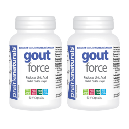 Prairie Naturals [2 for Deal] Gout-Force 60 Veg 캡슐 | 매일 업데이트되는 특가 상품 | VITASHOP