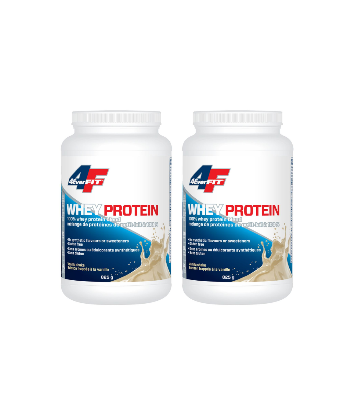 Prairie Naturals [2 for Deal] 4EverFit 100% Natural Whey Protein Vanilla Shake 825 g | Unbeatable Prices, Daily Deals | VITASHOP