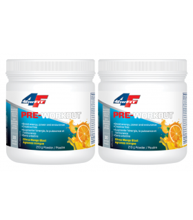 Prairie Naturals [2 for Deal] 4EverFit Pre-Workout - All Natural, Creatine Free - Citrus Mango Blast 213 g | Unbeatable Prices, 