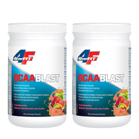 Prairie Naturals [2 for Deal] 4EverFit BCAA Blast - Advanced Electrolyte Matrix - Fruit Quencher 315 g | 매일 업데이트되는 특가 상품 | VITAS