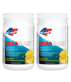 Prairie Naturals [2 for Deal] 4EverFit BCAA Blast - Advanced Electrolyte Matrix - Citrus Quencher 315 g | Unbeatable Prices, Dai