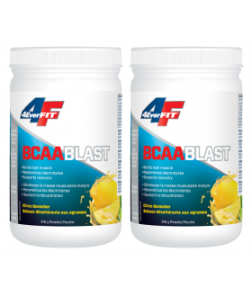 Prairie Naturals [2 for Deal] 4EverFit BCAA Blast - Advanced Electrolyte Matrix - Citrus Quencher 315 g | Unbeatable Prices, Dai