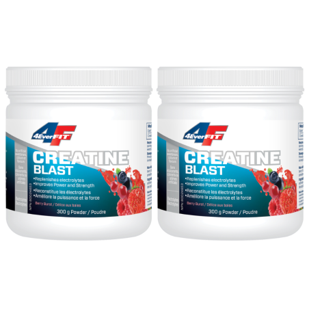 Prairie Naturals [2 for Deal] 4EverFit Creatine Blast - Advanced Electrolyte Matrix - Berry Burst 300 g | Unbeatable Prices, Dai