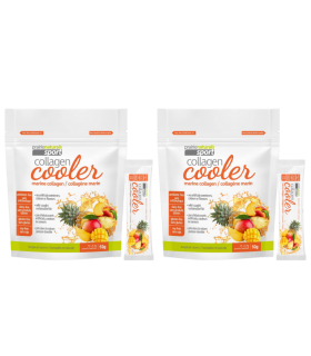 Prairie Naturals [2 for Deal] 마린 콜라겐 쿨러 - 트로피컬 스톰 6.1g x 15 | 매일 업데이트되는 특가 상품 | VITASHOP