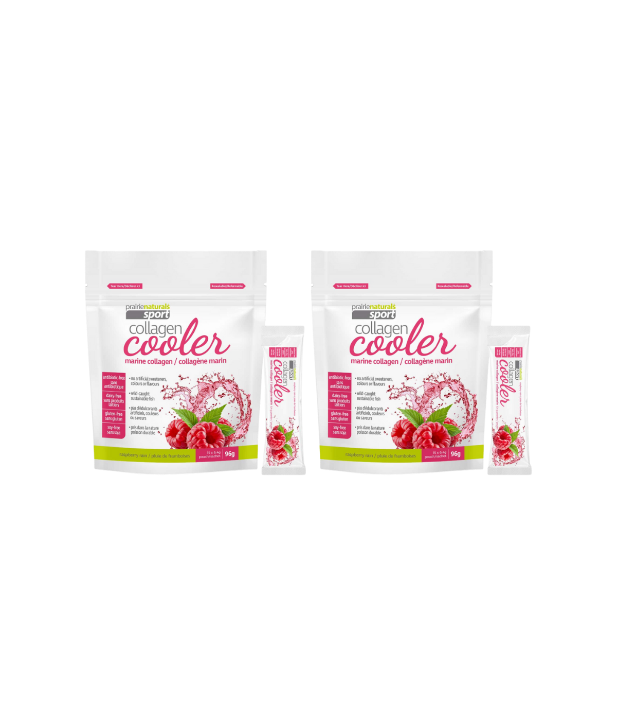 Prairie Naturals [2 for Deal] Marine Collagen Cooler - Raspberry Rain 6.4g x 15 | Unbeatable Prices, Daily Deals | VITASHOP