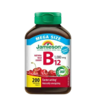 Jamieson Vitamin B12 1,000 mcg Fast Dissolving Tablets - Cherry -  MEGA SIZE 200 tabs | Unbeatable Prices, Daily Deals | VITASHO