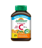 Jamieson Vitamine C à croquer 500 mg - Orange piquante - MEGA SIZE 370 comprimés à croquer | Prix le plus bas du jour, aubaines