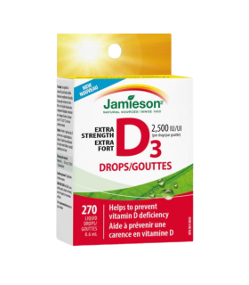 Jamieson Vitamin D3 Droplets 2,500 IU 270ml | Unbeatable Prices, Daily Deals | VITASHOP