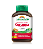 Jamieson High Absorption Turmeric with Black Pepper 4,000 mg (raw herb) 60 Capsule | Unbeatable Prices, Daily Deals | VITASHOP