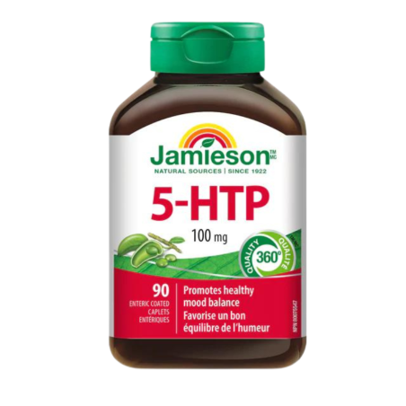 Jamieson 5-HTP 100 mg 90 Capsules | Meilleur prix du jour, Bonnes affaires du jour | VITASHOP