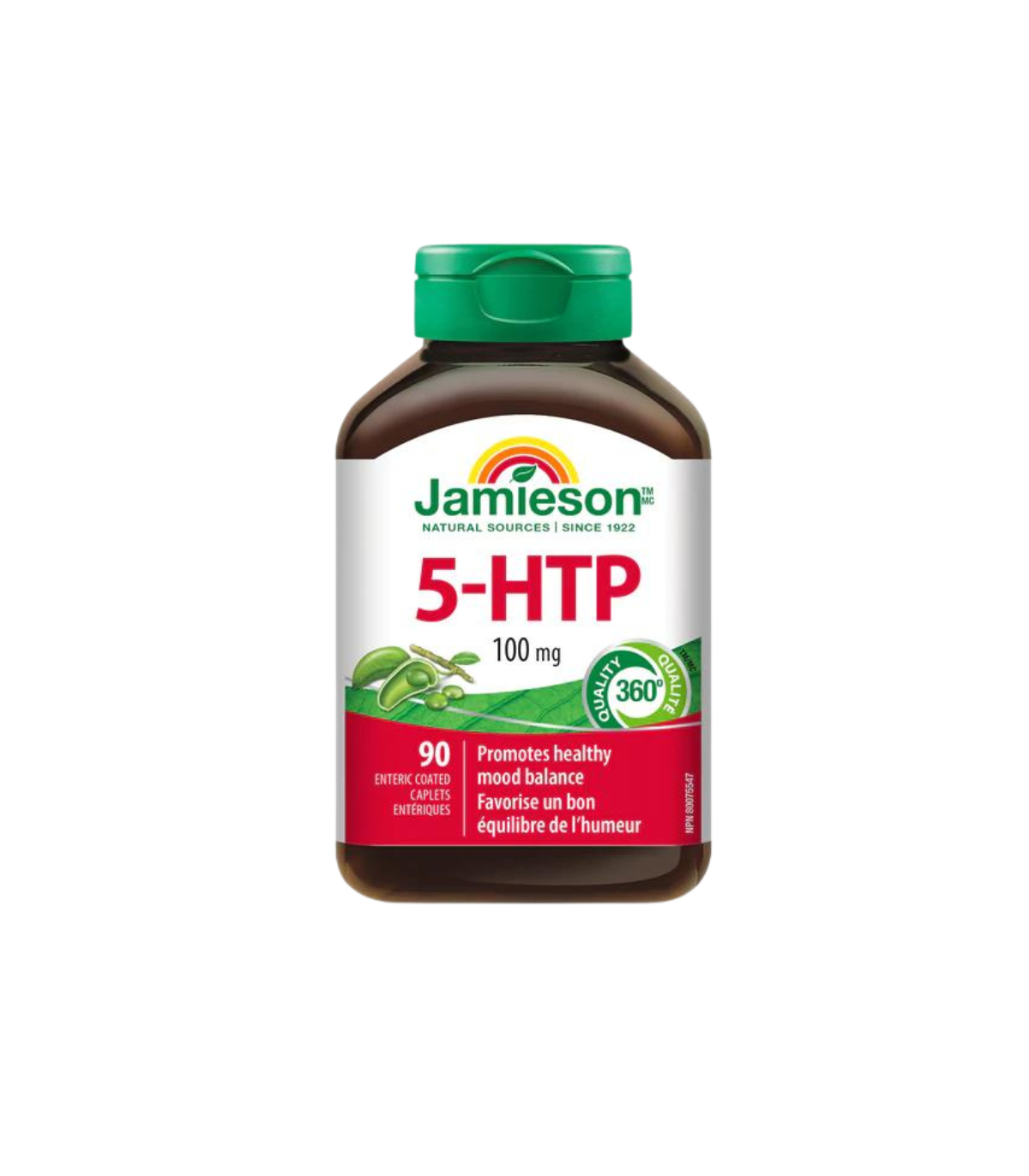 Jamieson 5-HTP 100 mg 90 Capsules | Meilleur prix du jour, Bonnes affaires du jour | VITASHOP