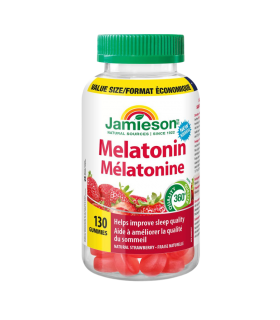 Jamieson Melatonin 2.5 mg Gummies - Natural Strawberry - VALUE SIZE 130 Gummy | 每日最低价，每日特价 | VITASHOP