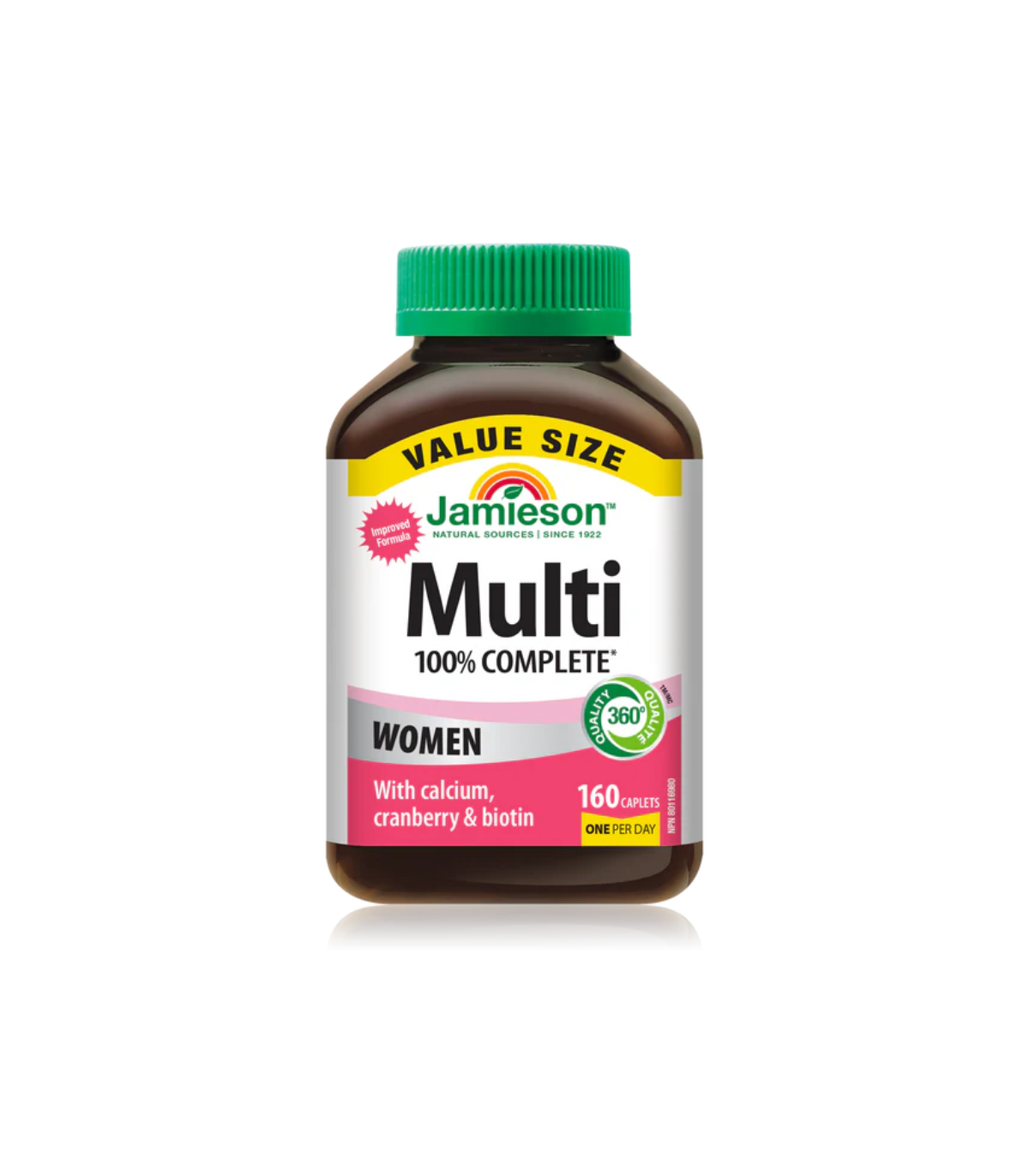 Jamieson 100% Complete Multi Women - VALUE SIZE 160 Capsules | Meilleur prix du jour, Bonnes affaires du jour | VITASHOP