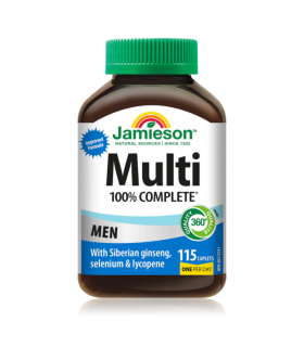 Jamieson 100% Complete Multi Men 115 Capsules | 每日最低价，每日特价 | VITASHOP