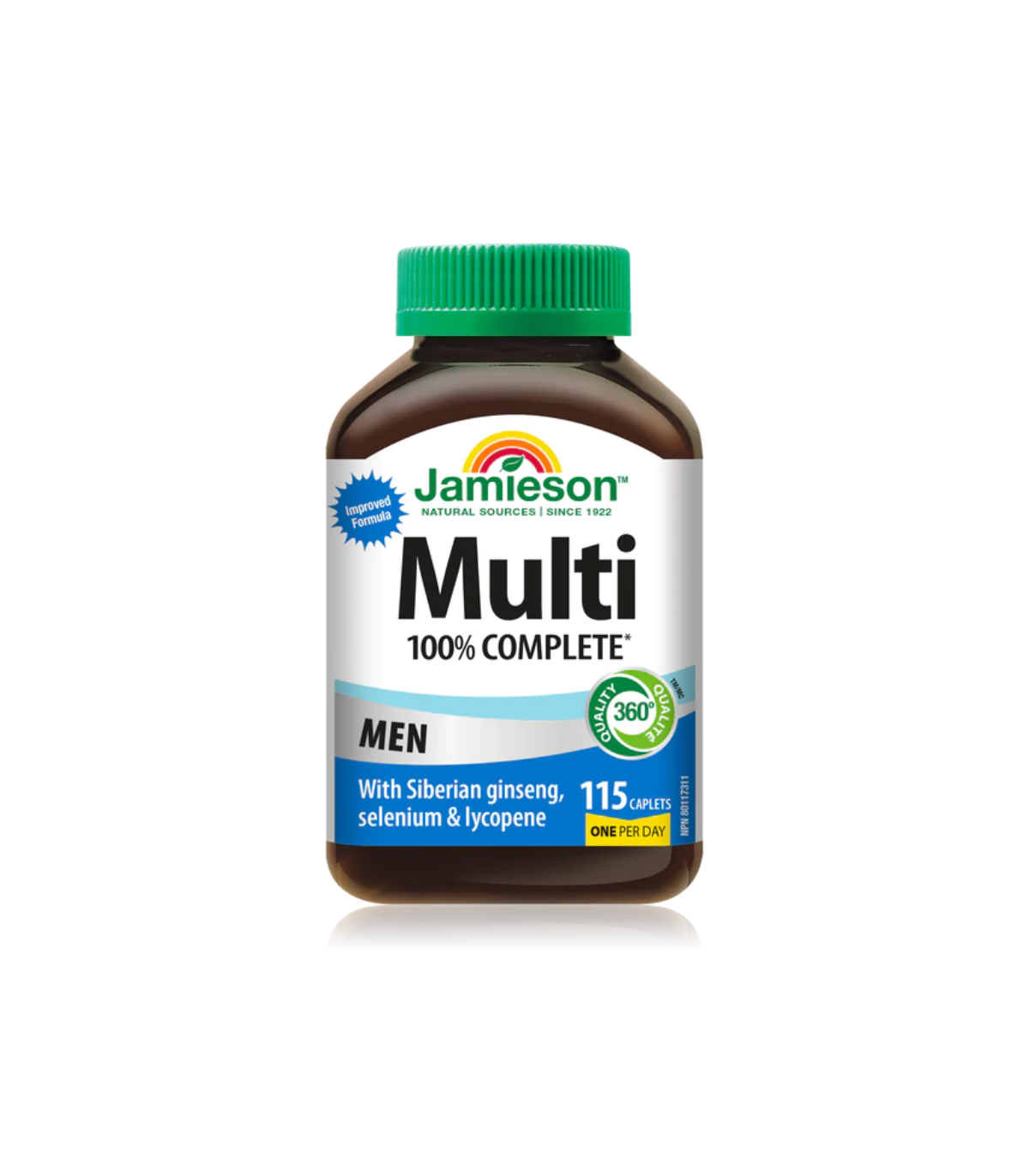 Jamieson 100% Complete Multi Men 115 Capsules | Meilleur prix du jour, Bonnes Affaires du jour | VITASHOP
