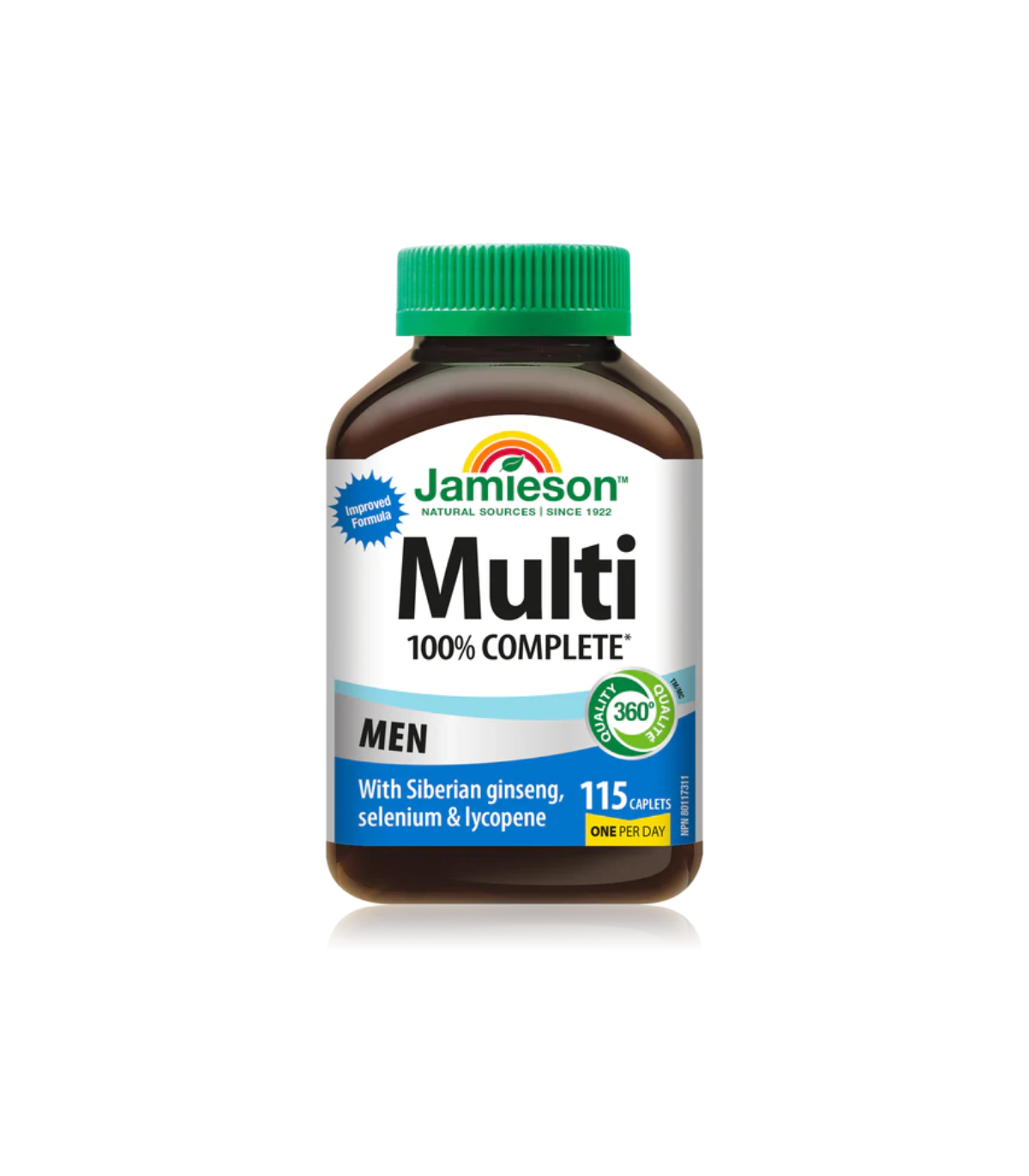 Jamieson 100% Complete Multi Men 115 Capsules | Meilleur prix du jour, Bonnes Affaires du jour | VITASHOP