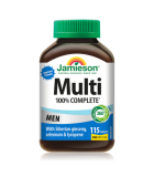 Jamieson 100% Complete Multi Men 115 Capsules | Meilleur prix du jour, Bonnes Affaires du jour | VITASHOP