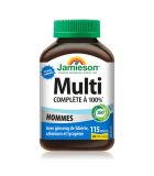 Jamieson 100% Complete Multi Men 115 Capsules | Meilleur prix du jour, Bonnes Affaires du jour | VITASHOP