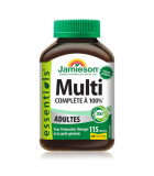Jamieson 100% Complete Multi Adult 115 Capsules | Meilleur prix du jour, Bonnes affaires du jour | VITASHOP