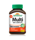 Jamieson 100% Complete Multi Max Strength 115 Capsules | Meilleur prix du jour, Bonnes Affaires du jour | VITASHOP