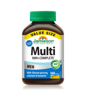 Jamieson 100% Complete Multi Men - VALUE SIZE 160 Capsules | 每日最低价，每日特价 | VITASHOP