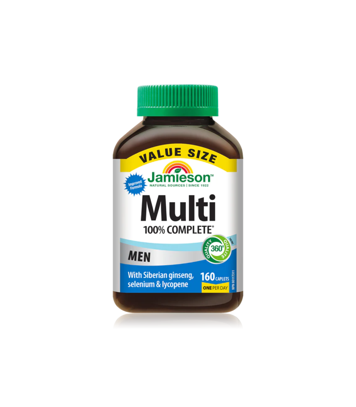Jamieson 100% Complete Multi Men - VALUE SIZE 160 Capsules | 每日最低价，每日特价 | VITASHOP