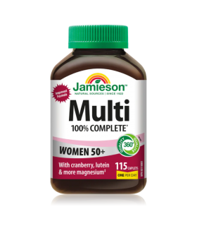 Jamieson 100% Complete Multi Women 50+ 115 Capsules | 每日最低价，每日特价 | VITASHOP