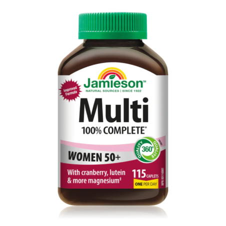 Jamieson 100% Complete Multi Women 50+ 115 Capsules | Unbeatable Prices, Daily Deals | VITASHOP