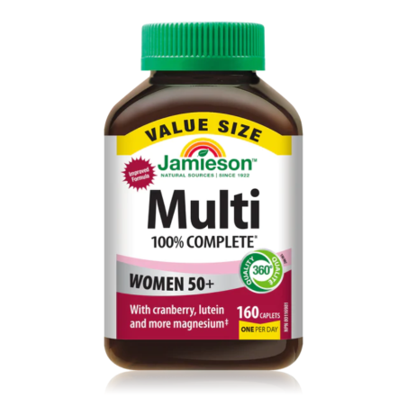 Jamieson 100% Complete Multi Women 50+ - VALUE SIZE 160 Capsules | 每日最低价，每日特价 | VITASHOP