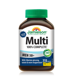 Jamieson 100% Complete Multi Men 50+ 115 Capsules | 每日最低价，每日特价 | VITASHOP