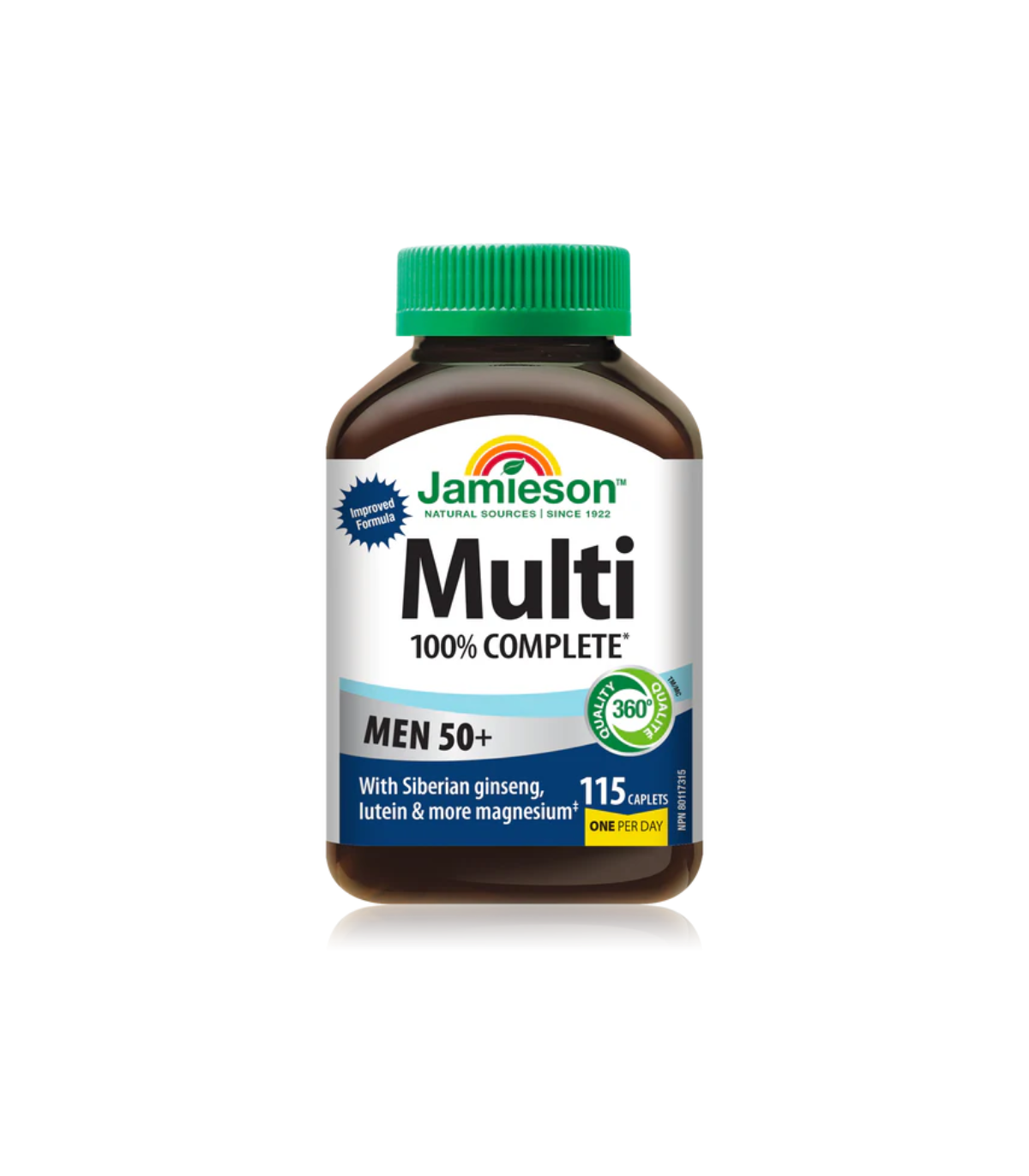 Jamieson 100% Complete Multi Men 50+ 115 Capsules | Meilleur prix du jour, Bonnes Affaires du jour | VITASHOP