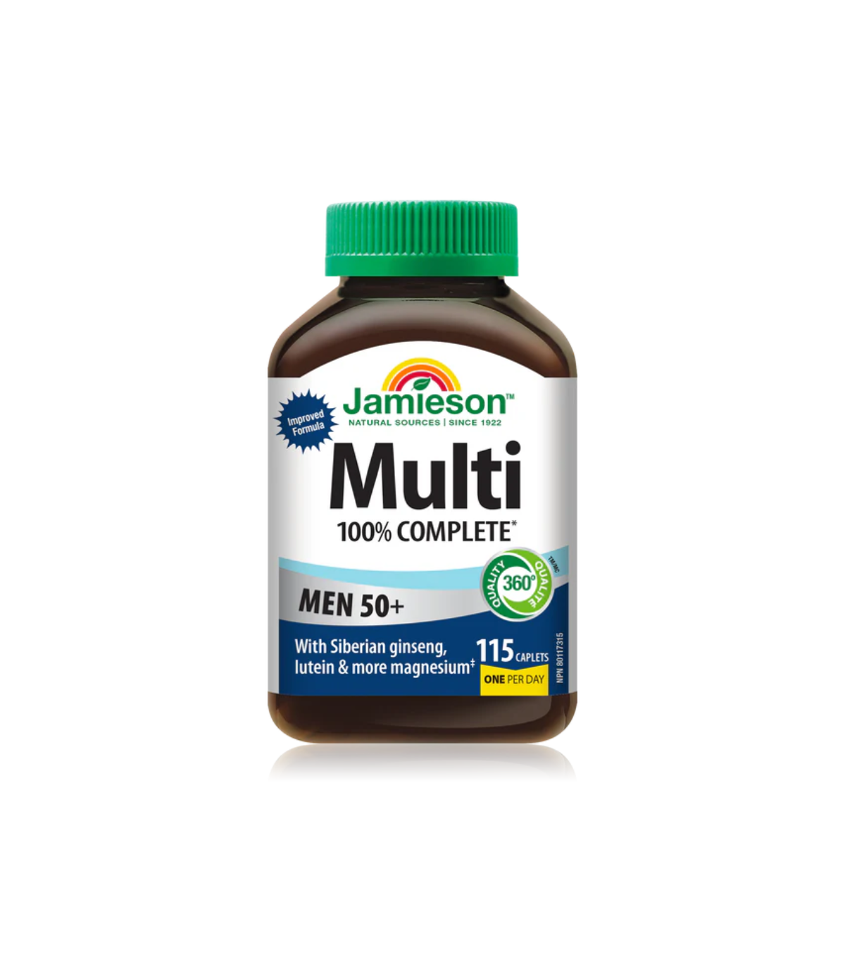 Jamieson 100% Complete Multi Men 50+ 115 Capsules | 每日最低价，每日特价 | VITASHOP
