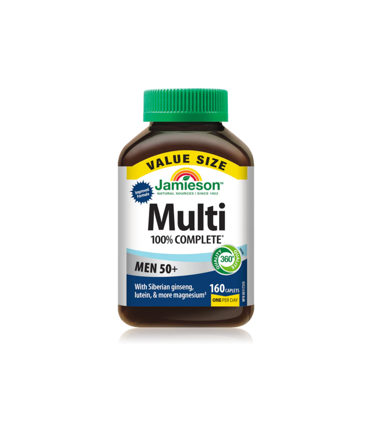Jamieson 100% Complete Multi Men 50+ - VALUE SIZE 160 Capsules | Meilleur prix du jour, Bonnes affaires du jour | VITASHOP